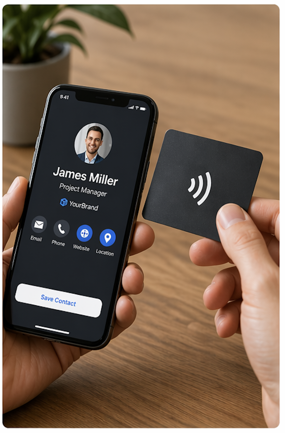 Digital Business Cards App Screenshot